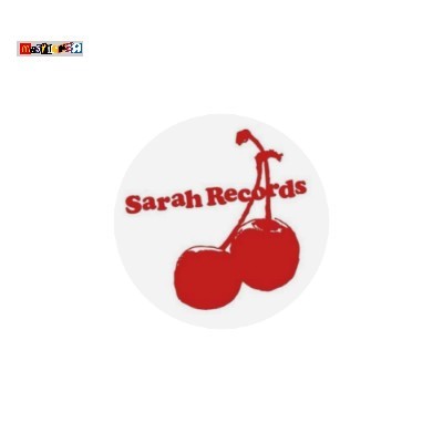 

sticker sarah records logo rounded stiker indie pop