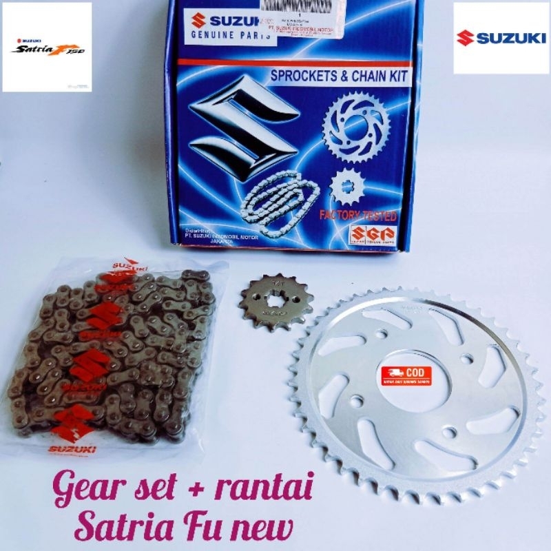 GEAR SET SATRIA FU NEW/INJEKSI FI, GEAR SET SATRIA FU INJEKSI GEAR SET