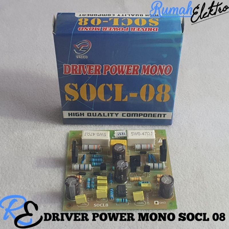 DRIVER POWER AMPLIFIER MONO SOCL 08