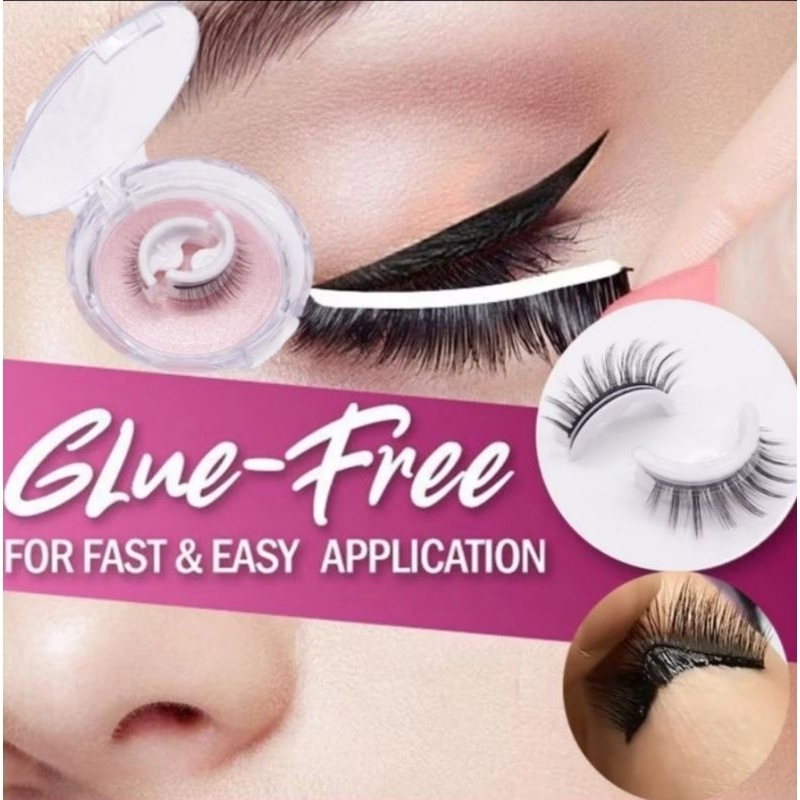 Bulu mata palsu tanpa lem #bulu mata magnet #bulu mata langsung pasang