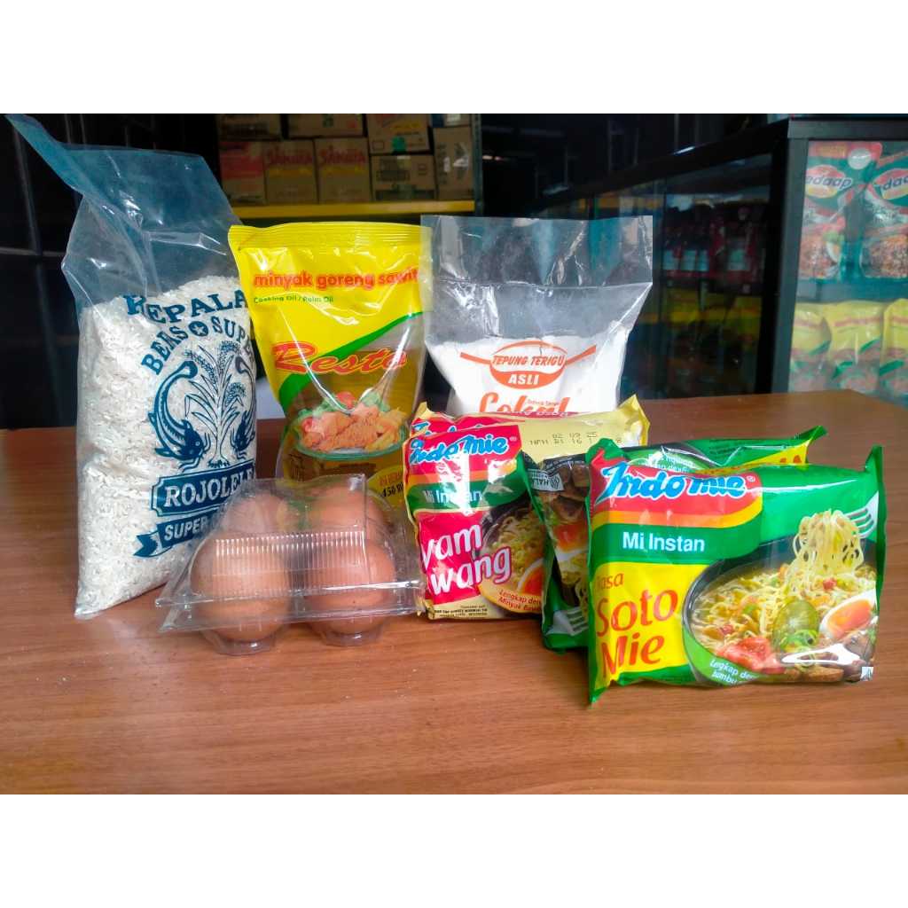 

Paket sembako hemat A1 55rb