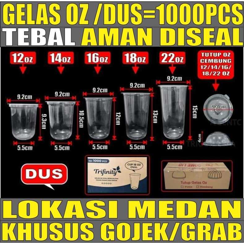 

Ukf5Pc6F4H (Kuliner.Kita) Gelas Oz Plastik Oval Tebal 12Oz 14Oz 16Oz 18Oz 22Oz Cup Pop Ice Trifinity