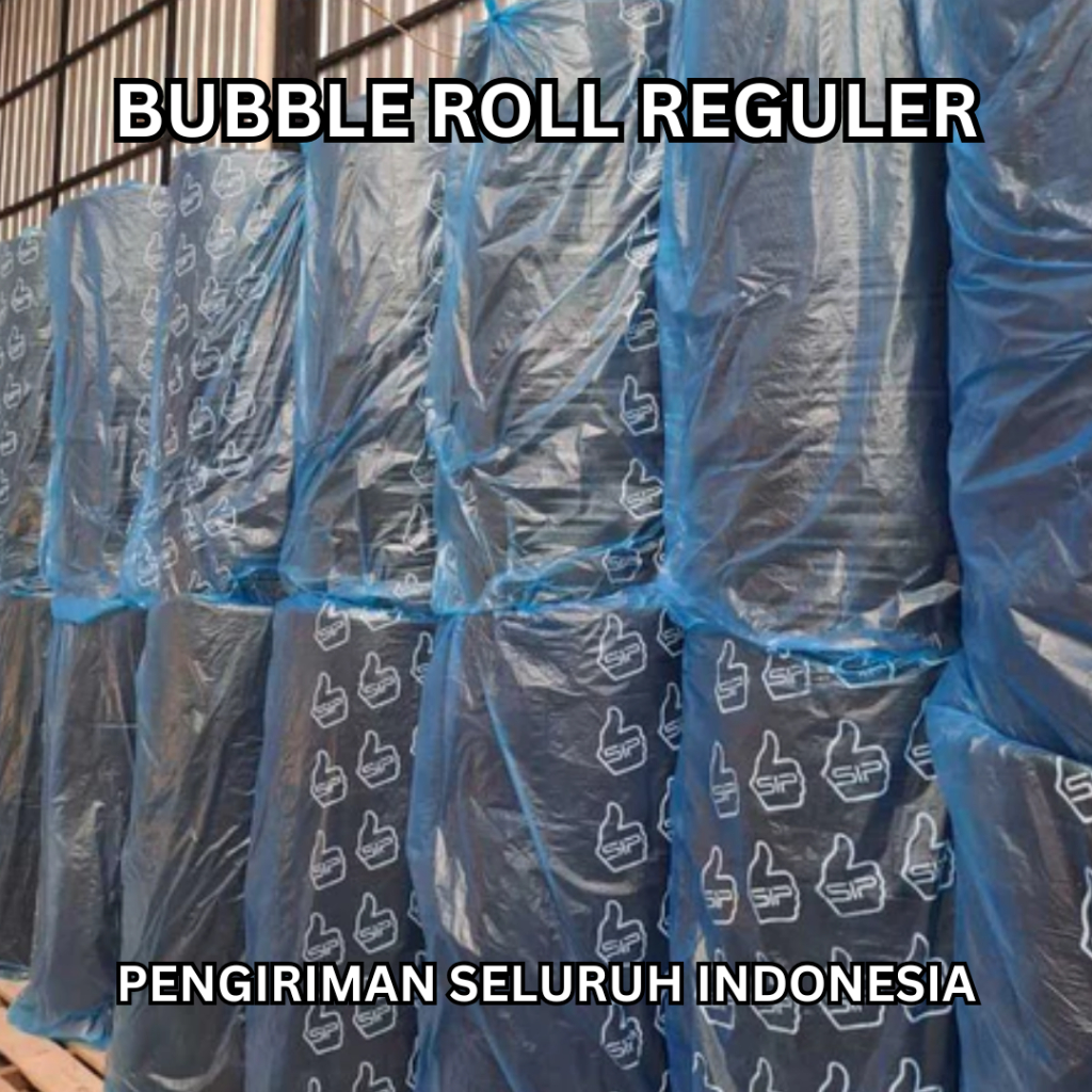 

[REGULER] - BUBBLE WRAP TEBAL SIP PREMIUM [125cm x 100 meter] Warna Hitam