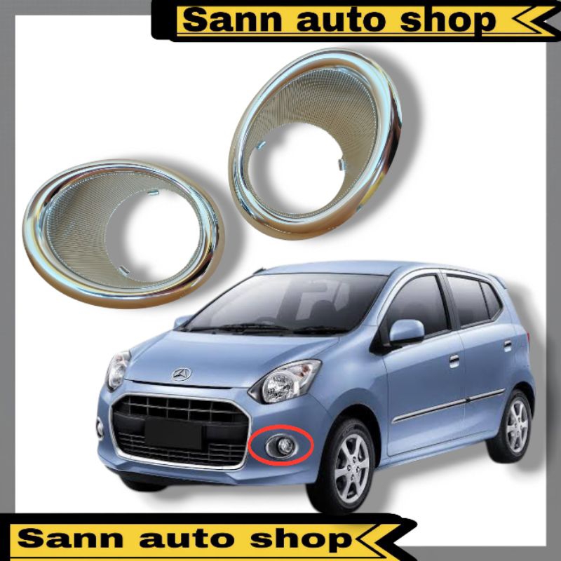 Cover Ring Foglamp Ayla Agya 2013-2016 Chrome Original// Cover Ring Foglamp Ayla 2013-2016 Original