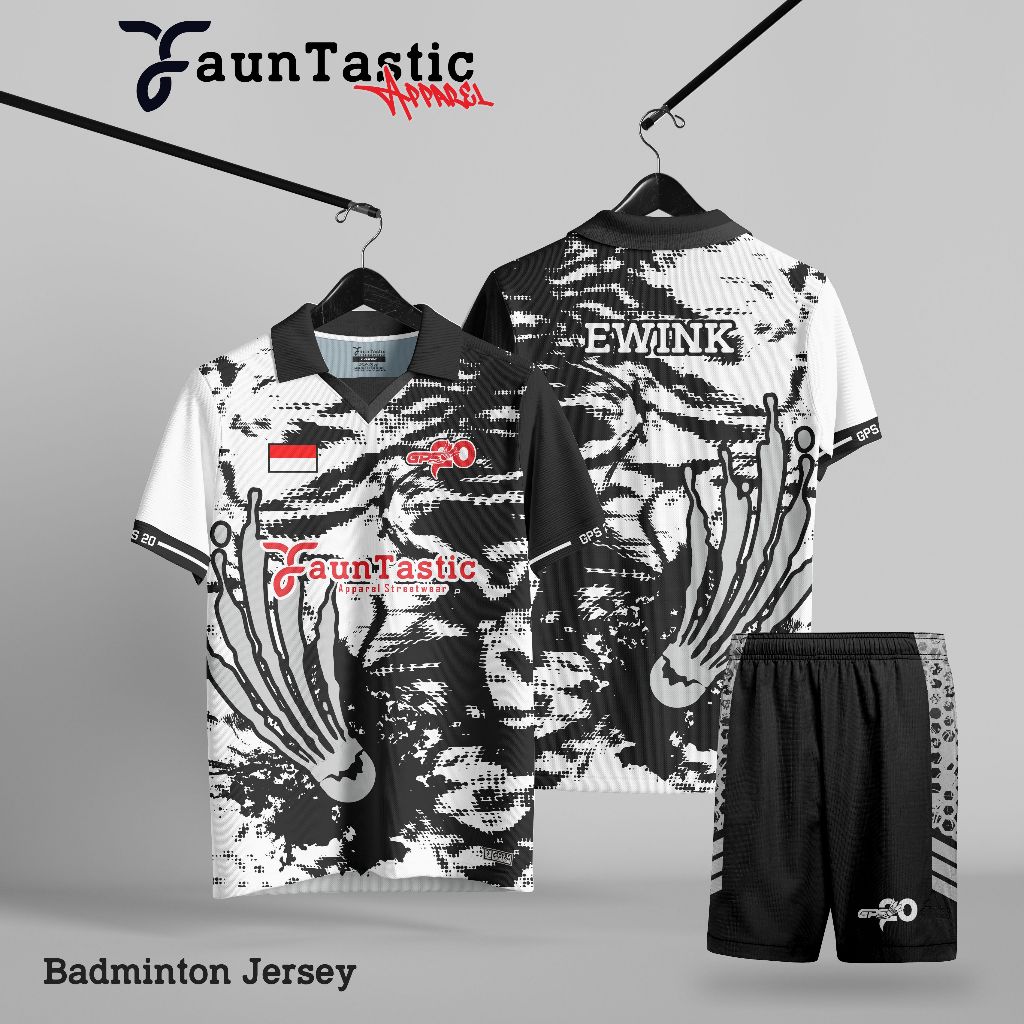 JERSEY BADMINTON CUSTOM [FREE DESIGN] FULL PRINTING SATUAN / TEAM || JERSEY PRINTING KEJUARAN BADMIN