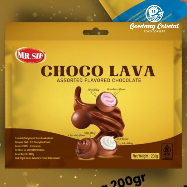 

MR.SIF Ailisha Golden Chocolate 200g Ailisha Cookie Coated Chocolate Coklat Cookies Ball Aneka Rasa