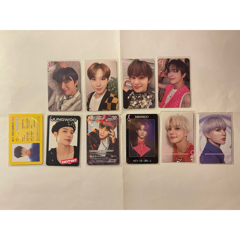 nct 127 jungwoo pc poca photocard fact check ayyo walk 2 baddies resonance sticker ncit