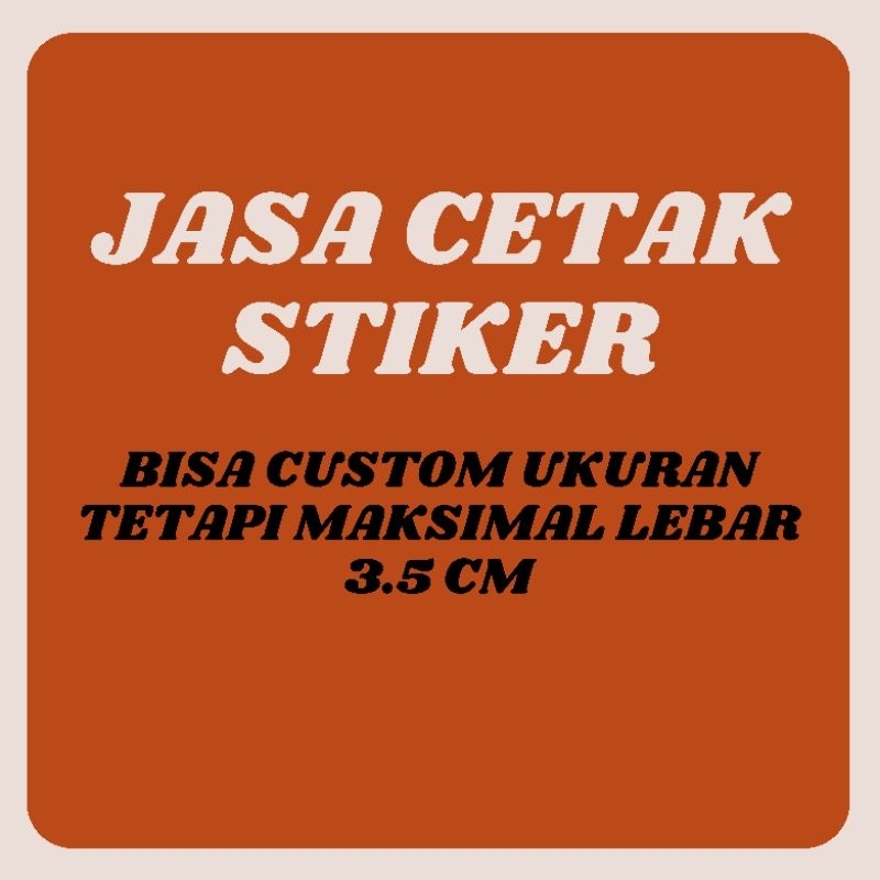 

Cetak stiker ukuran A4