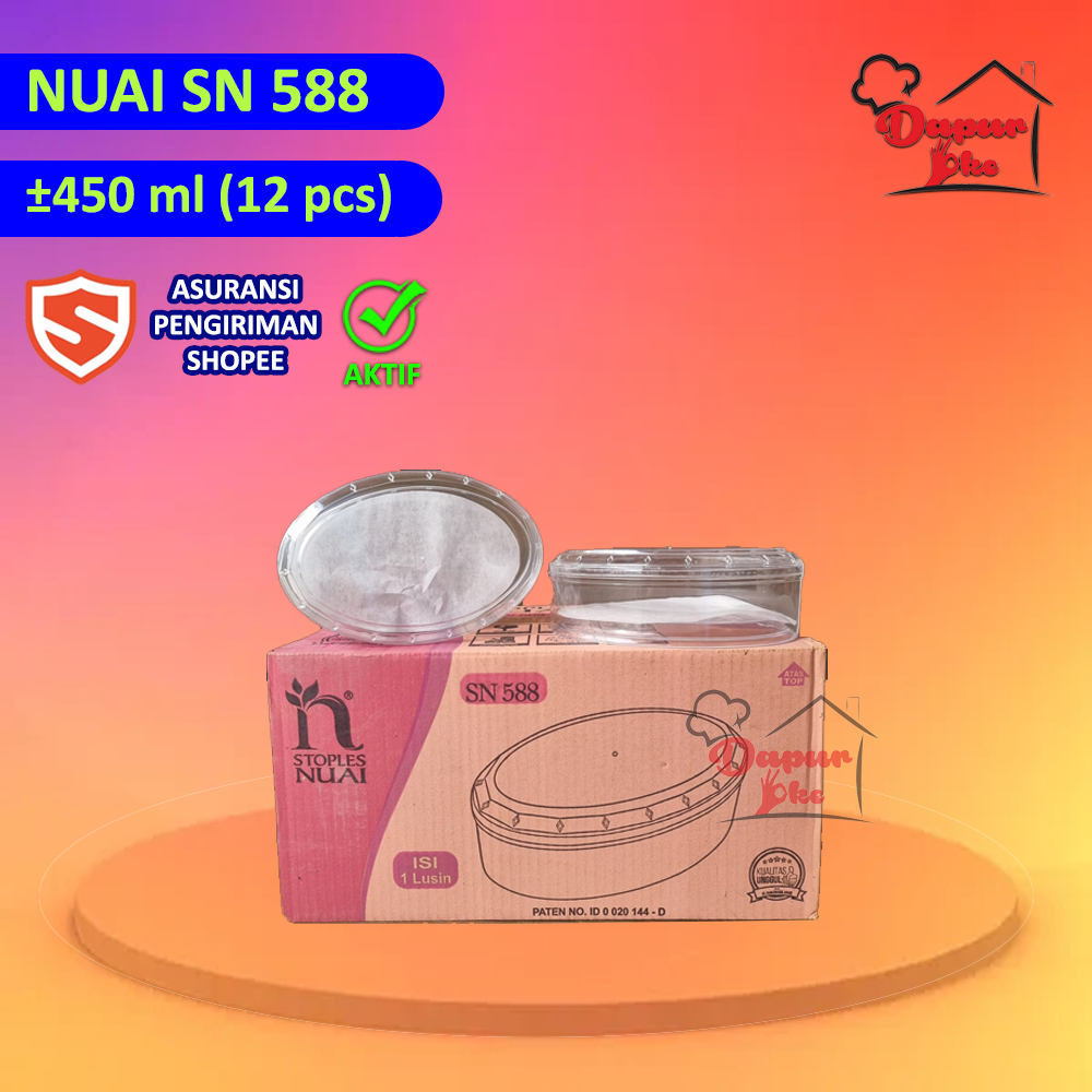 Toples Oval Nuai 588 (12 pcs) / Toples Nastar