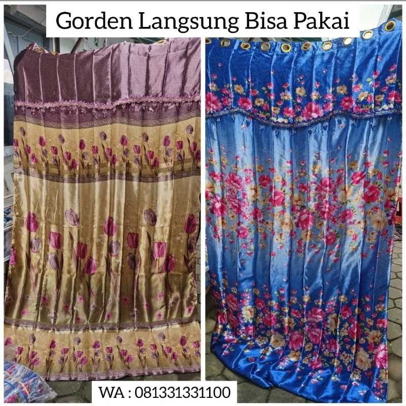 GORDEN BLACKOUT TEBAL DAN KUALITAS SANGAT BAGUS ( Dapat Hadiah Langsung )