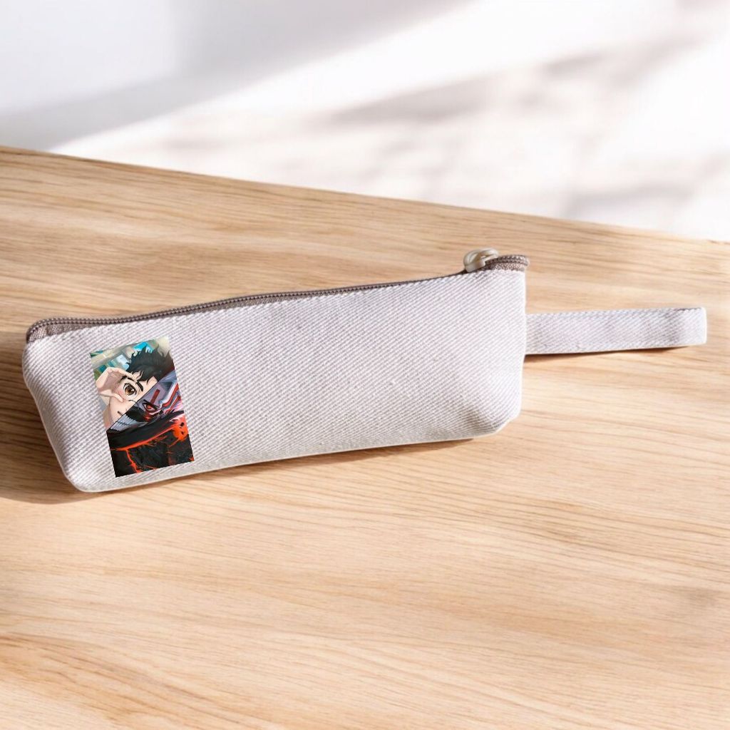 

Dandadan Tempat pensil pouch serbaguna aksesoris bahan kanvas twill tebal premium || Kiiyoomii ||