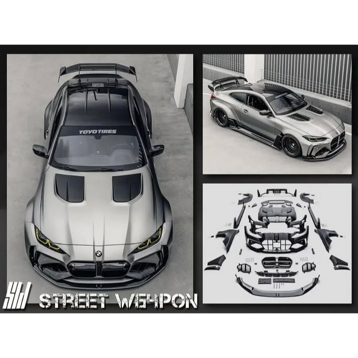 STREET WARRIOR 1/64 BMW G82 M4 TITANIUM STEEL GREY