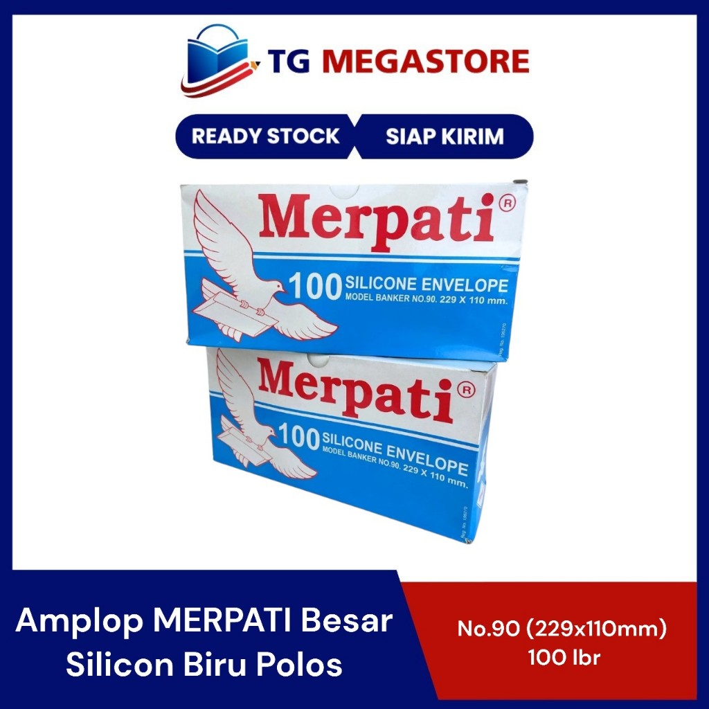 

Amplop Merpati 90 Besar Silicon Biru Polos 70 gr