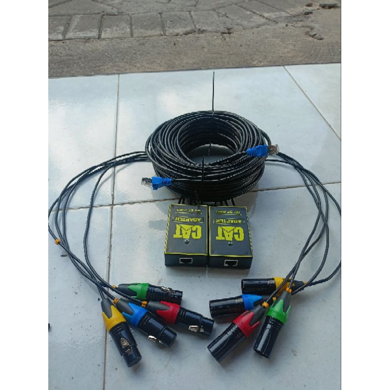 KONEKTOR LAN TO XLR 4 CHANEL