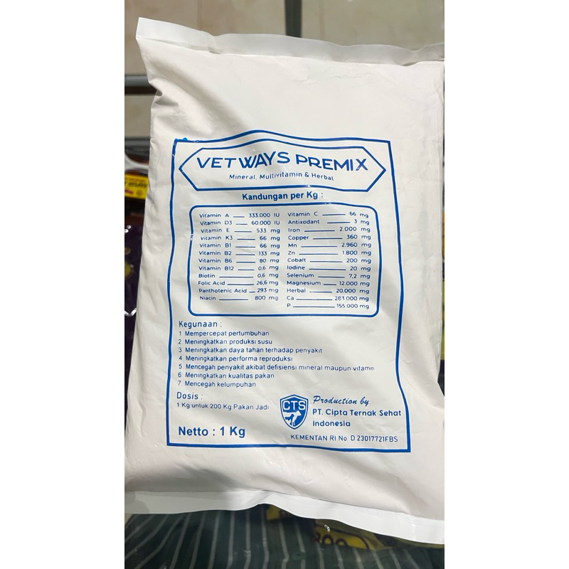 Vetways Premix 1kg