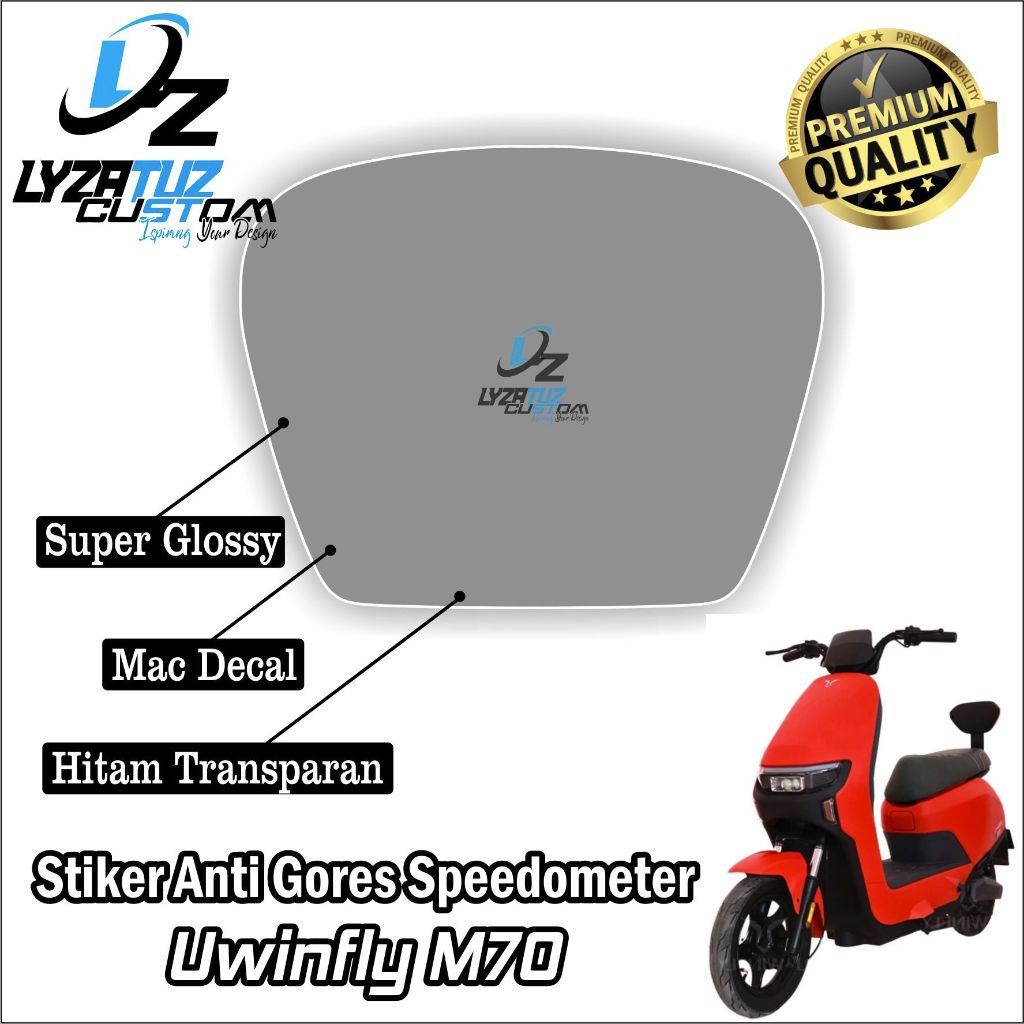 STIKER ANTI GORES SPIDO M70 sepeda listrik uwinfly STICKER SPEEDOMETER