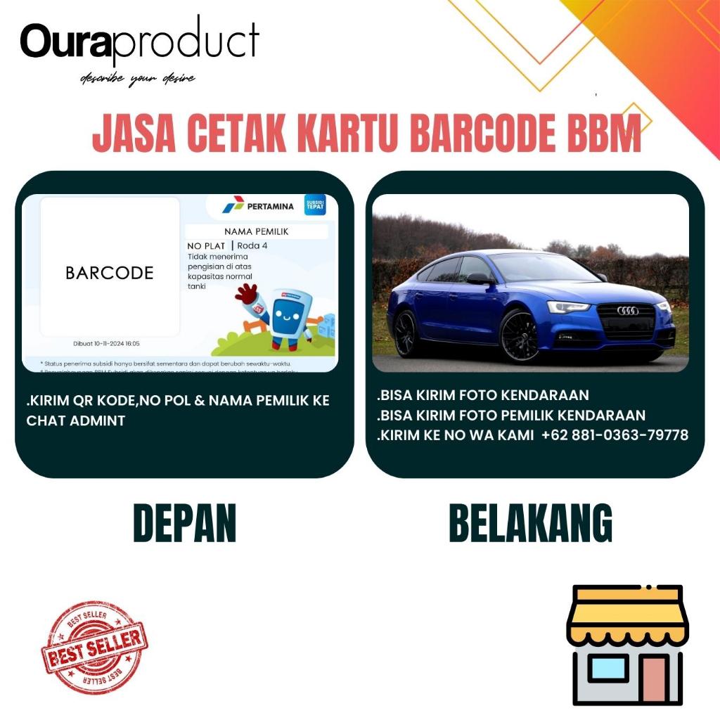 CETAK KARTU ID CARD BBM SUBSIDI MY PERTAMINA BENSIN SOLAR SUBSIDI