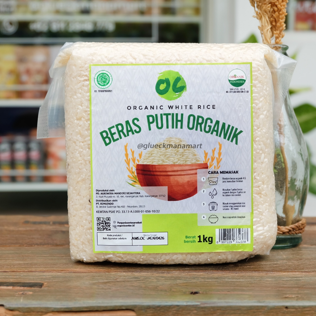 

Organik Center Beras Putih Organik 1kg