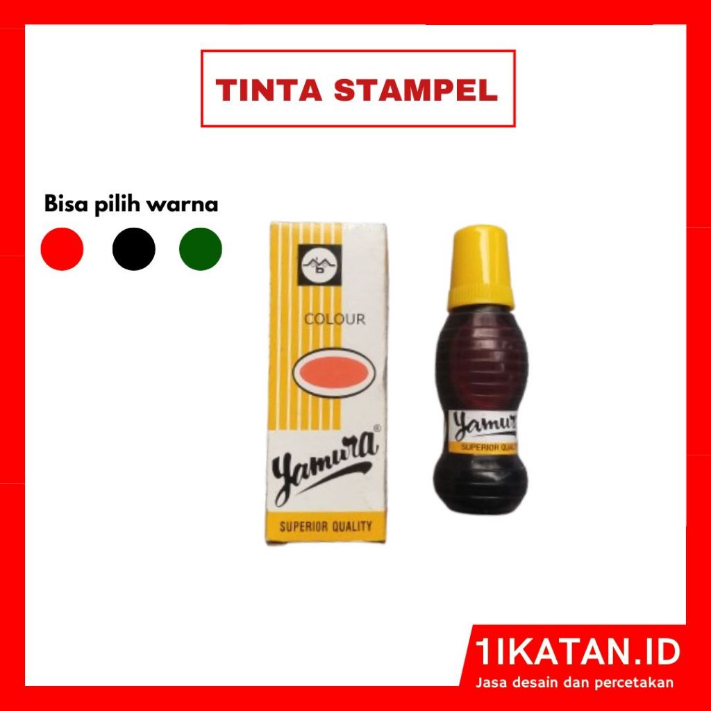 

Yamura Superior Quality Tinta Stampel 27 ml/Refil Tinta Stampel