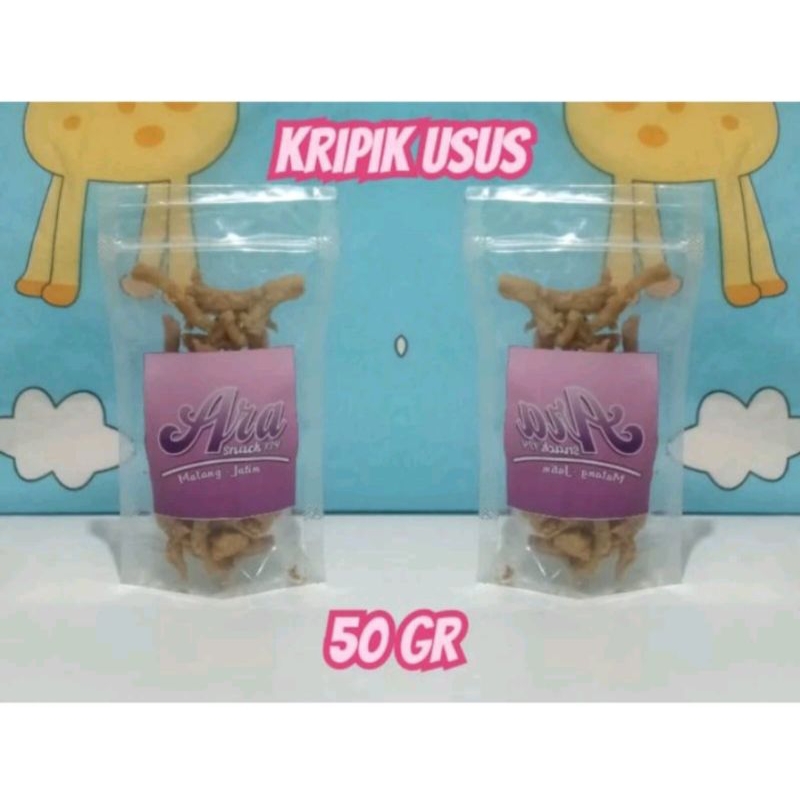 

Cemilan Kripik Usus Enak Gurih Mantab