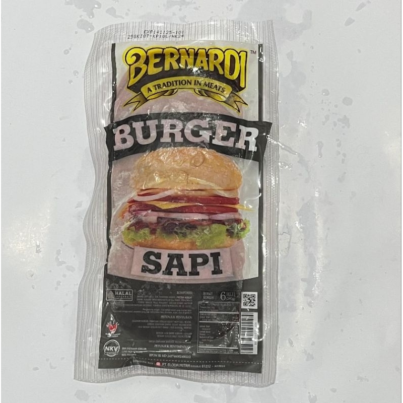 

Bernardi burger sapi