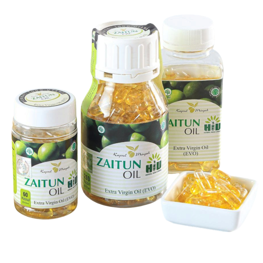 Zaitun Oil, Murni 100% Kapsul minyak Zaitun Original