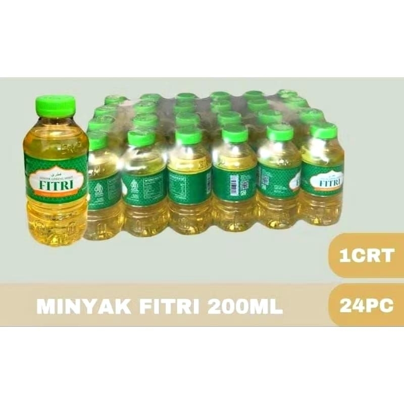 

1 Krat Minyak Goreng Sawit Fitri 200ml-400ml Jernih Grosir Murah Trerlaris