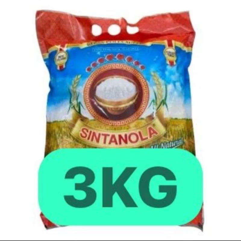 

Beras sintanola kemasan 3 kg