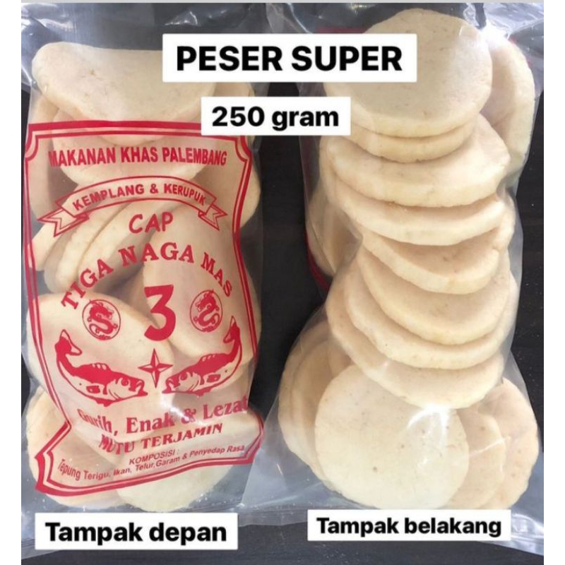 

KEMPLANG PESER SUPER (2 BUNGKUS @250 GRAM)