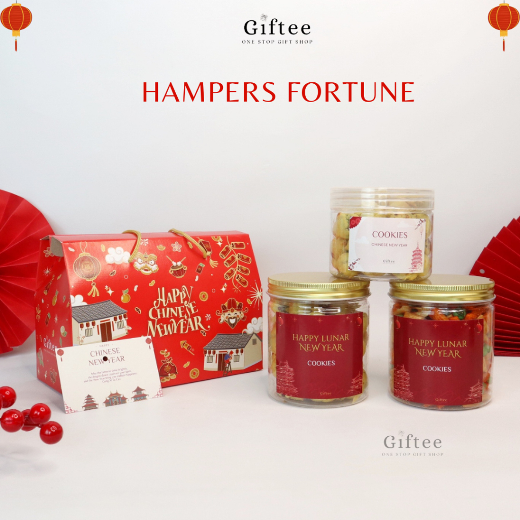 

HAMPERS FORTUNE SNACKS IMLEK PREMIUM PAKET 2 JAR MIX NUT SOES COKELAT MAKANAN KUE KERING COOKIES PREMIUM KEMASAN TOPLES SNACK MEWAH GIFT BOX KADO HADIAH BINGKISAN PARCEL SOUVENIR SINCIA GONG XI FA CAI LUNAR TAHUN BARU CHINESE NEW YEAR BY GIFTEE ID