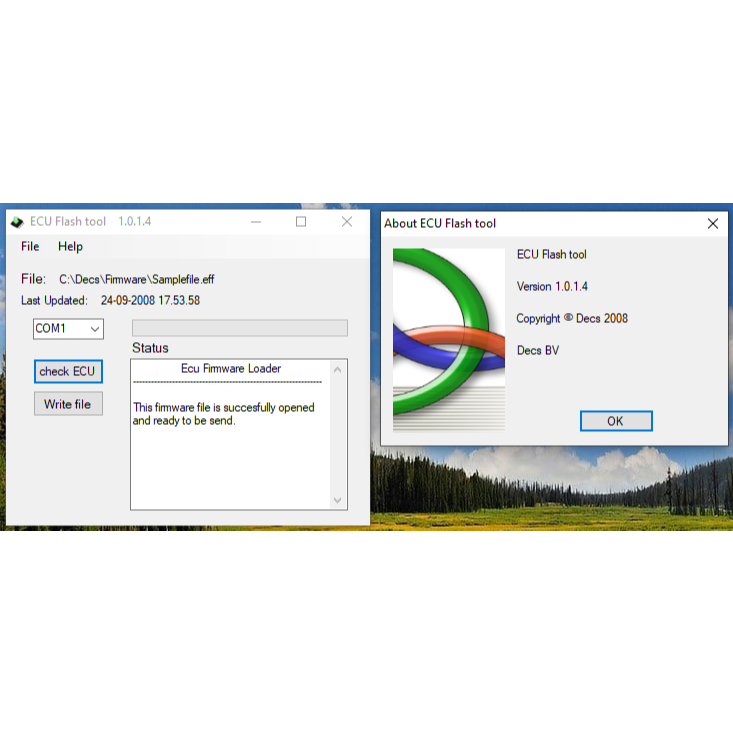 ECU Flash Tool Version 1.0.4