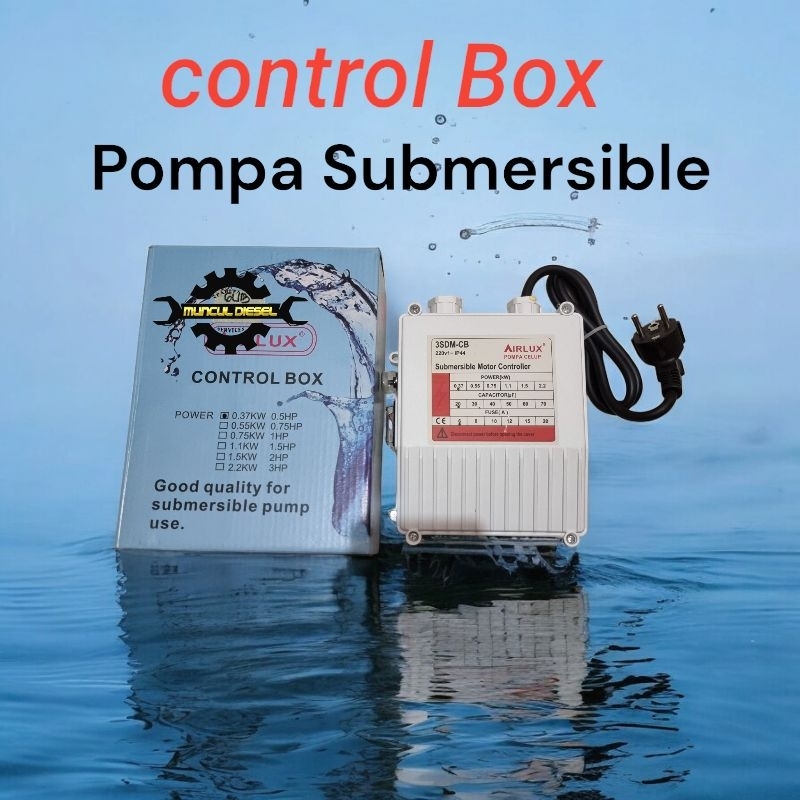 box control panel pompa submersible control box pompa sumersibel