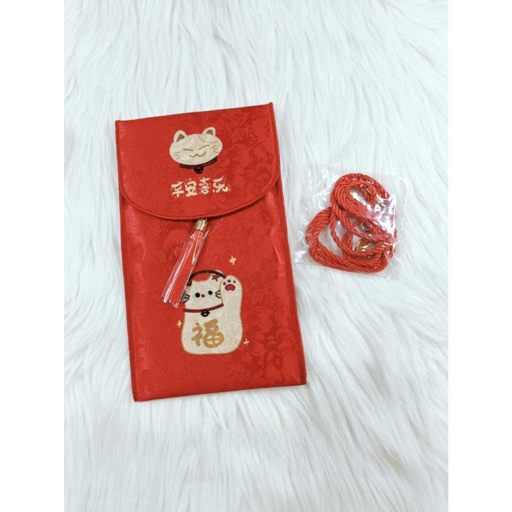 

Angpao Imlek Kucing 4228 Model Tas Ukuran Besar Dengan Tali Panjang Limited Edition
