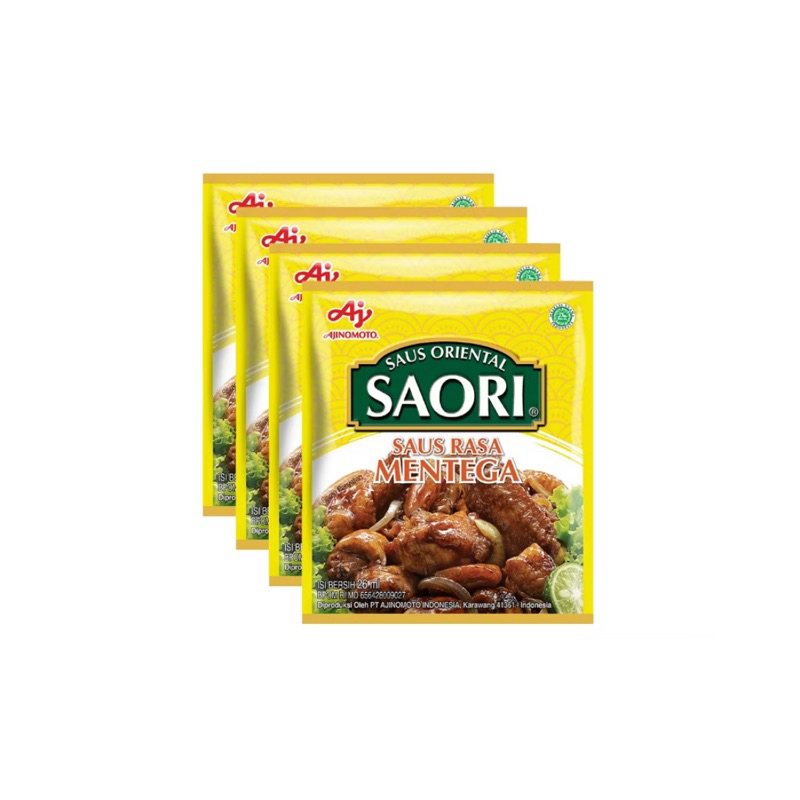 

SAORI SAUS SACHET / 4 Pcs / 23 ml