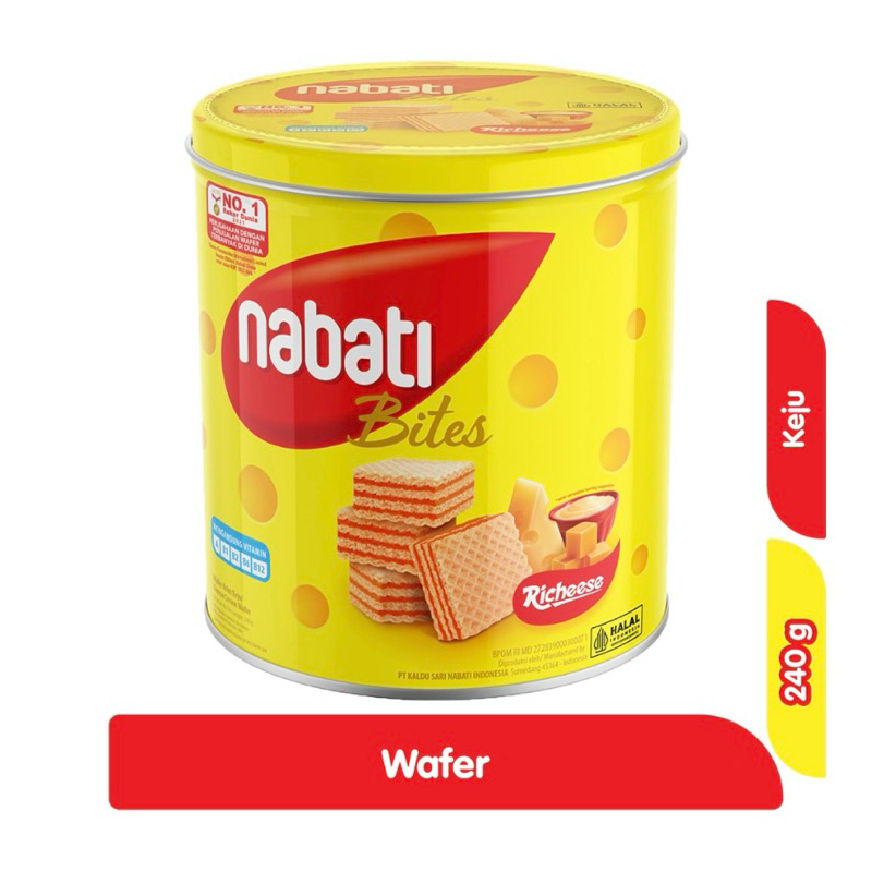 

NABATI BITES WAFER KEJU UK 240grm