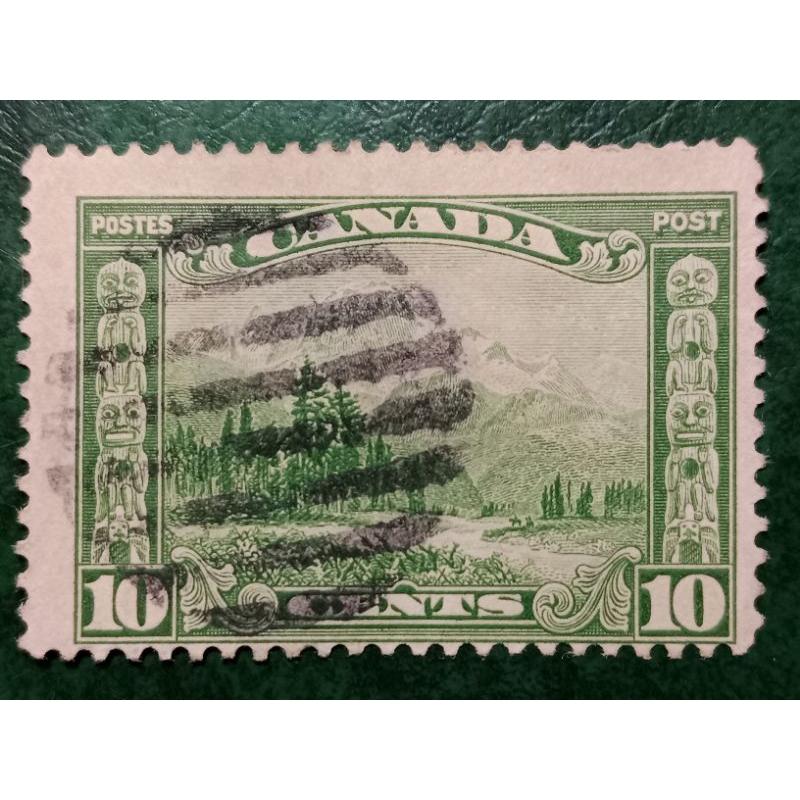 

Prangko Kanada Jadul 10 Cents Lokal Motif Tahun 1928-1929 USED