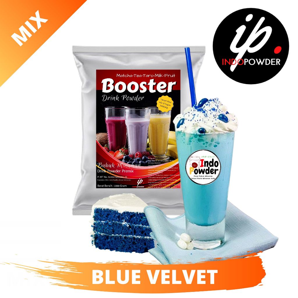 

Bubuk BLUE VELVET 1Kg I Bubuk minuman Bluevelvet 1Kg I Bluevelvet 1Kg I Blue Velvet Powder