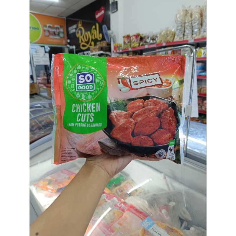 

So Good Chicken Cut Spicy/Ayam Potong Bumbu Pedas 400gr