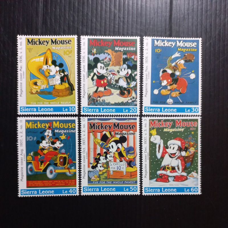 

PRANGKO PERANGKO DISNEY SIERRA LEONE MICKEY MOUSE MAGAZINE