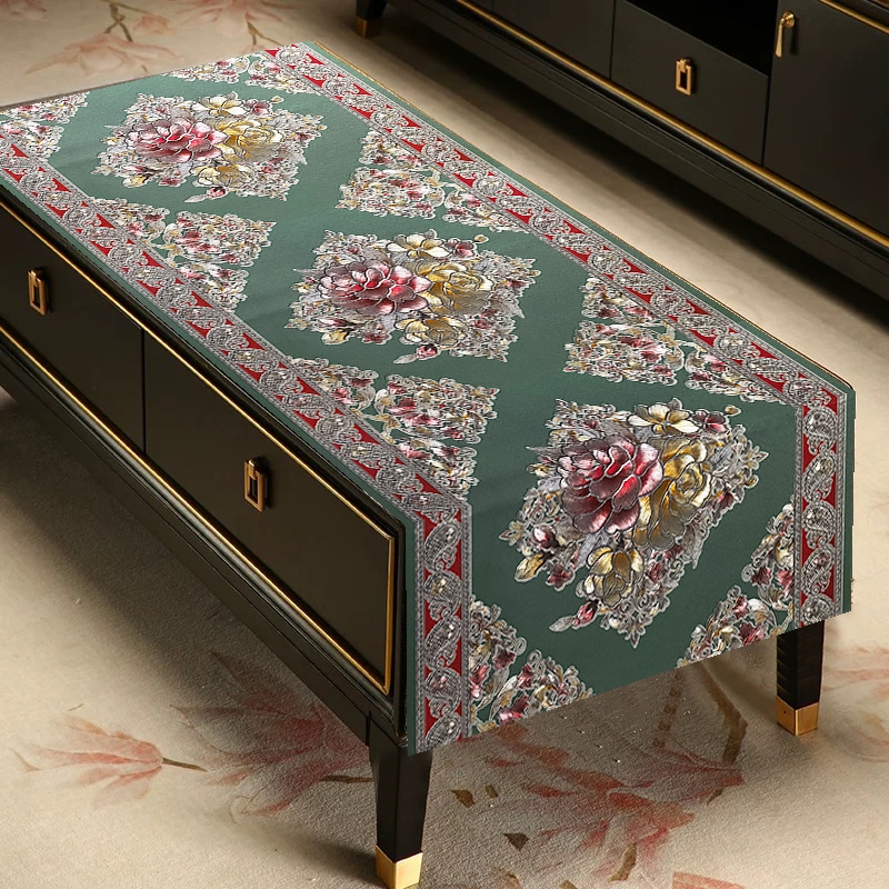 Taplak Meja Tamu Meteran Taplak Meja Tamu Lebar 50cm Beberapa ukuran / Taplak Meja PVC tebal Anti Ai