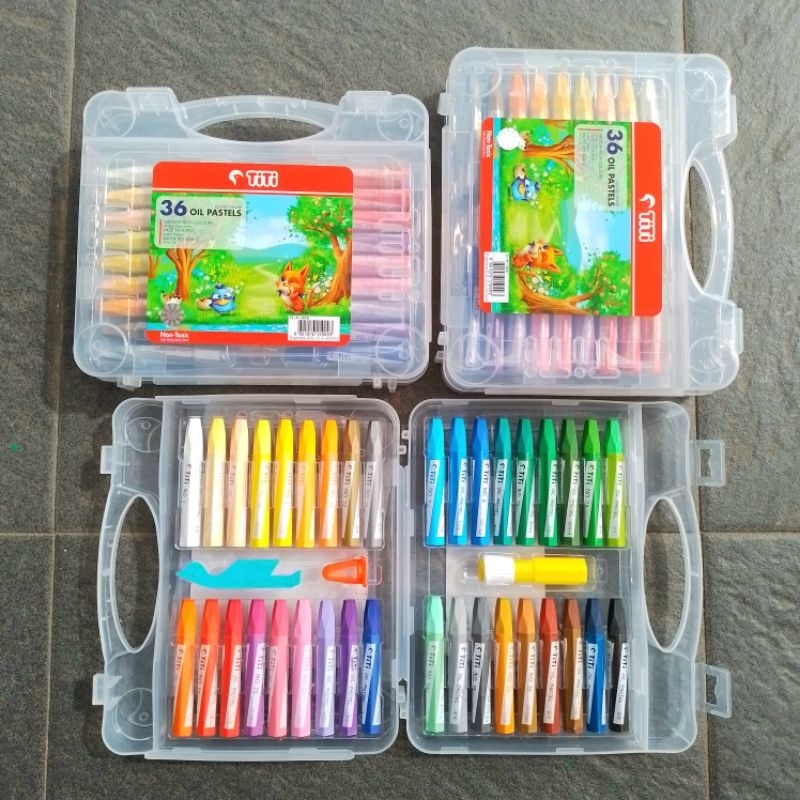 

Crayon Oil Pastel Titi 36 Warna ( Set ) [ Original ]