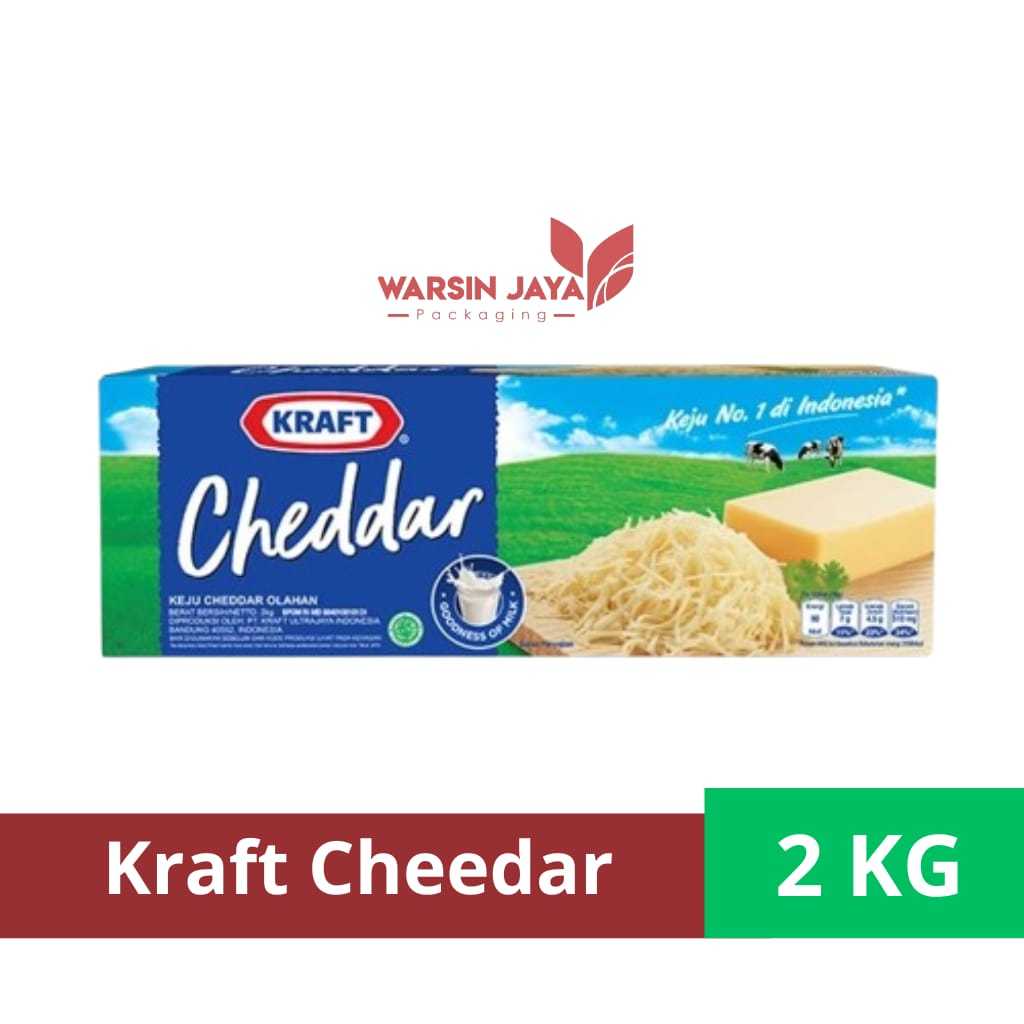 

KEJU KRAFT CHEDDAR 2kg -KEJU BLOK