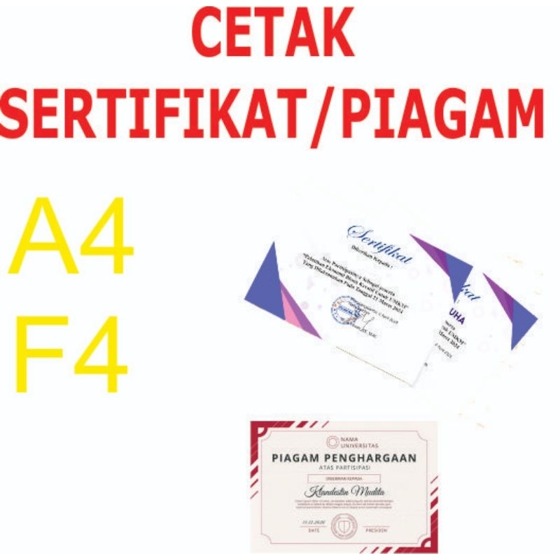 

TEMPAH SERTIFIKAT/PIAGAM