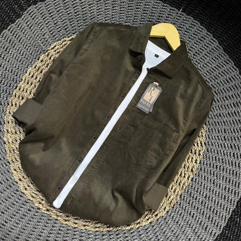 Kemeja Corduroy Pria/Kemaja Panjang Premium /Kemeja Unisex /kemeja Corduroy Dewasa /Kemeja kodorai