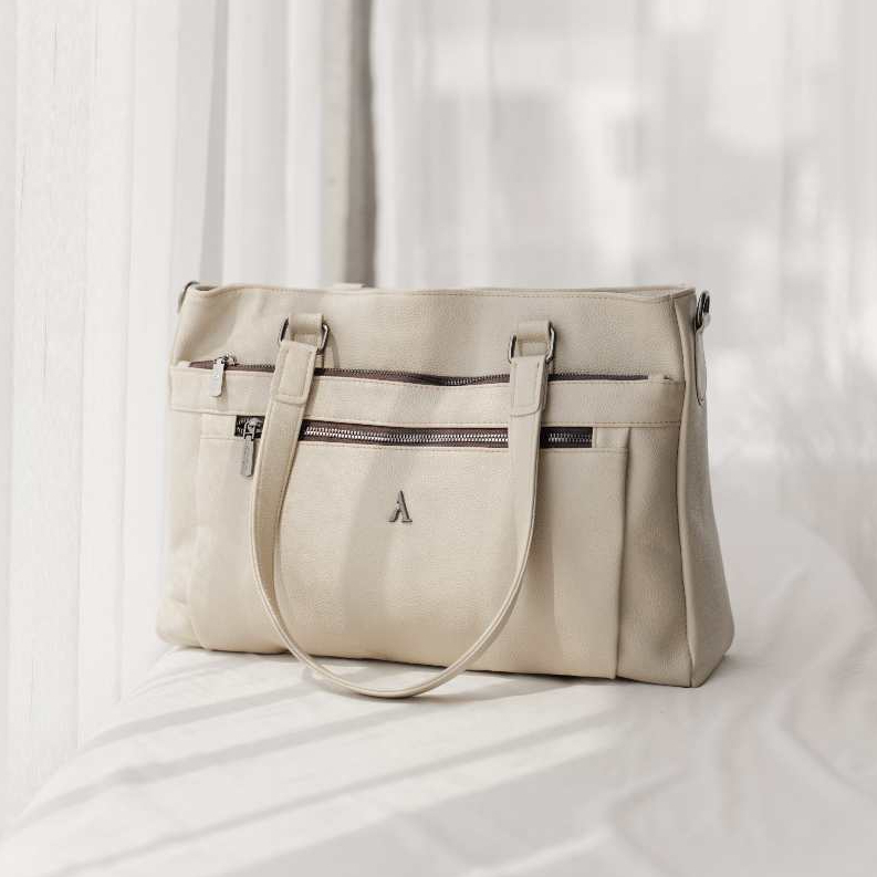 Tote Bag Tas Jinjing Tas Laptop Sling Bag Wanita Free Tali Selempang Kulit Sapi Asli Model Terbaru M