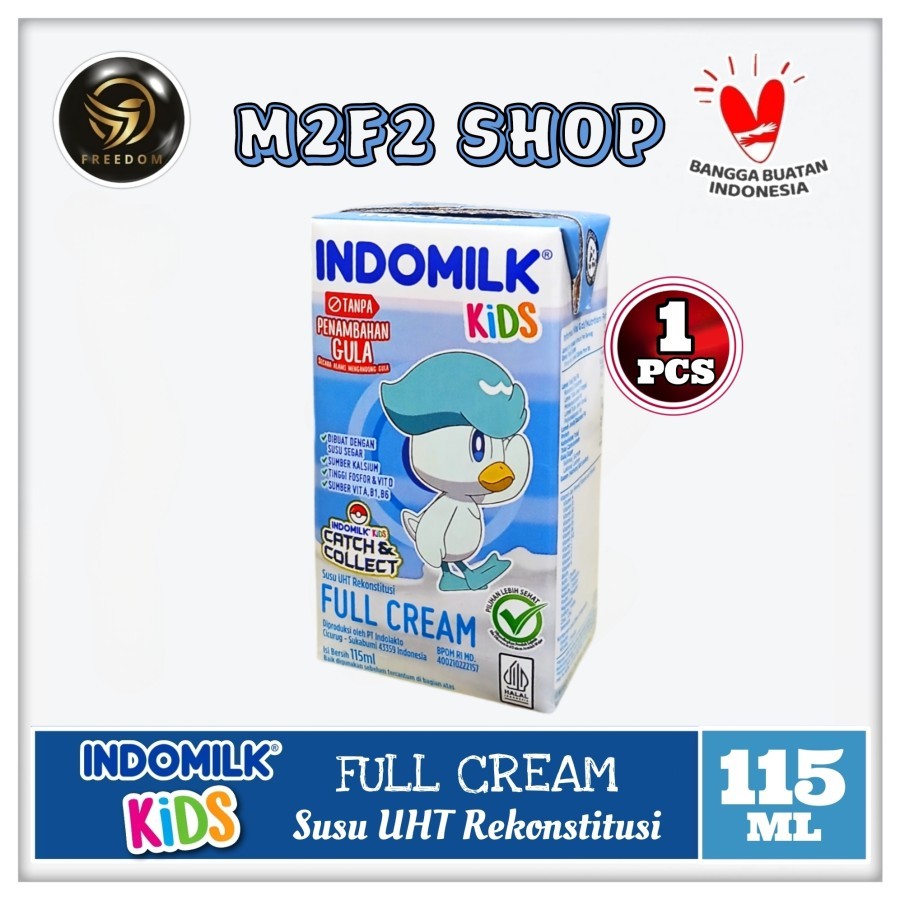 

Susu Indomilk Kids Kotak UHT Full Cream - 115 ml (Kemasan Satuan)