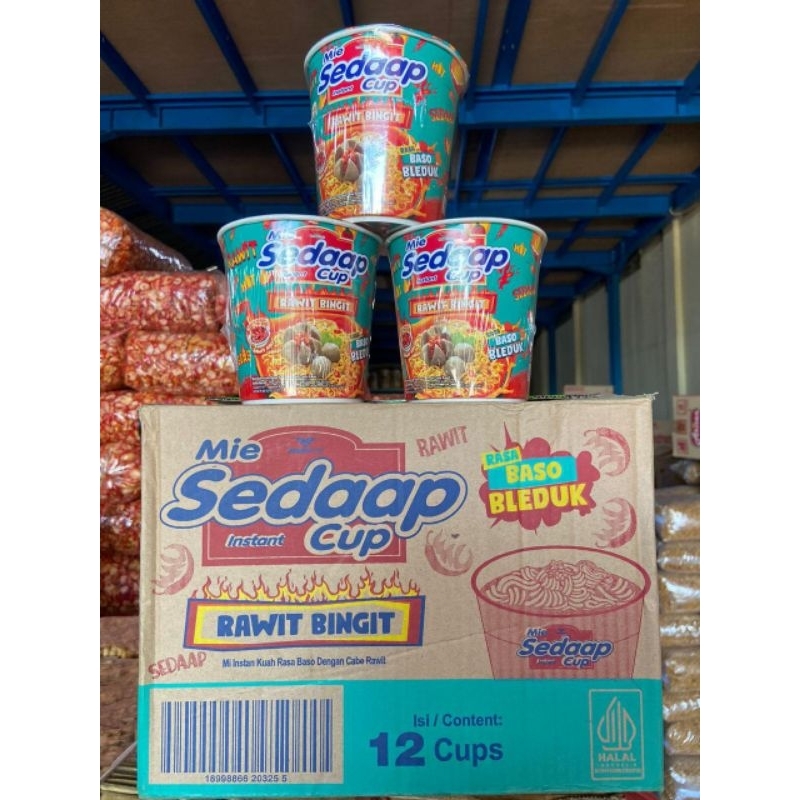 

Mie sedap cup Rawit Bangkit 3 pcs