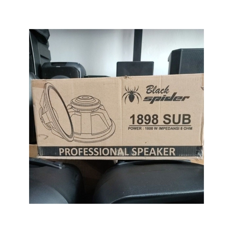speaker black spider 1898 SUB