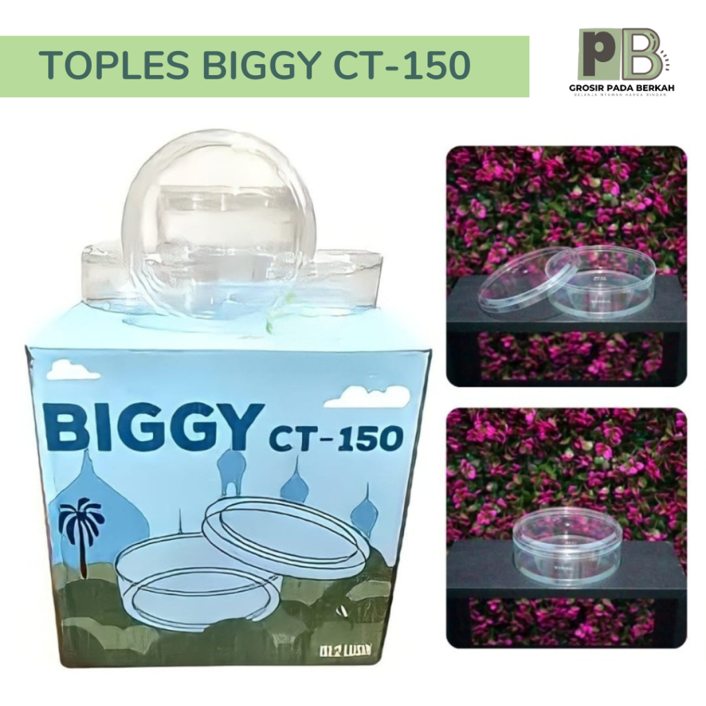 Toples Kue Kering Kue Nastar Biggy 250 gram CT-150 / Toples Mika Biggy CT-250 / Toples Kue Kering Is