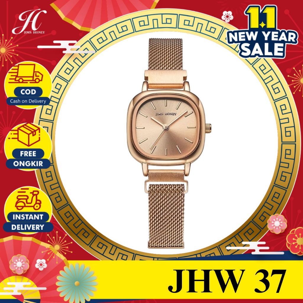 JIMS HONEY JHW 37 Jam Tangan Wanita Cewek Jimshoney Murah Elegan Fashion Casual Terbaru